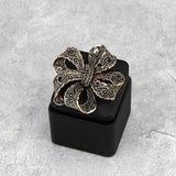 Sunspicems Bohemia Flower Brooch Pins for Women