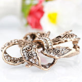 Sunspicems Bohemia Flower Brooch Pins for Women