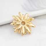 Pink Daisy Flowers Women Brooches Costume Jewelry