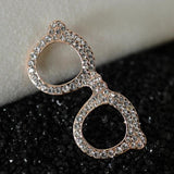 Rhinestone Brooch Glasses Holder Pin for Women