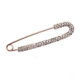 Rhinestone Brooches Pins Collar Lapel Pin Buckle Hijab Scarf Brooch