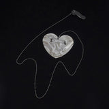 Punk Metal Long Chain Brooches Street Style Suit Lapel Pin Jewelry