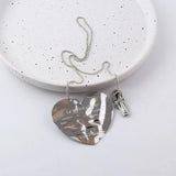 Punk Metal Long Chain Brooches Street Style Suit Lapel Pin Jewelry