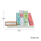 Creative Bookshelf Book Brooches Acrylic Badges Pins