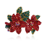 Vintage Flower Brooch High Women Lady Metal Badges Accessories