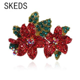 Vintage Flower Brooch High Women Lady Metal Badges Accessories
