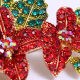 Vintage Flower Brooch High Women Lady Metal Badges Accessories
