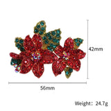 Vintage Flower Brooch High Women Lady Metal Badges Accessories