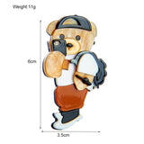 Walking Bear Shape Acrylic Women Brooch