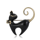 Animal Pins Cat Brooches Enamel Jewelry For Women Girls