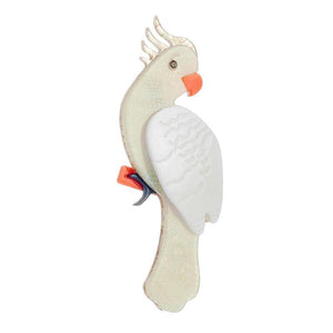 Acrylic Cartoon Parrot Bird Brooches Women Kids Animals Pins Badges