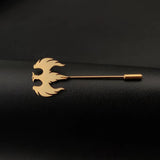 Vintage Phoenix Men Brooch Animal Lapel Pins Stainless Steel Suit Accessories