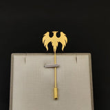 Vintage Phoenix Men Brooch Animal Lapel Pins Stainless Steel Suit Accessories