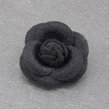 Multicolor Wool Camellia Rose Flower Brooch Lapel Pin Lady Corsage
