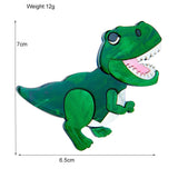 Green Dinosaur Shape Women's Brooch Girls Jewelry