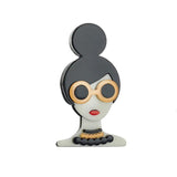Stylish Sunglasses Brooches for Women, Acrylic Material