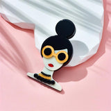 Stylish Sunglasses Brooches for Women, Acrylic Material