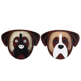 Dog Acrylic Wooden Brooches Pin Cartoon Bear Pet Lapel Pins Badges