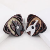 Dog Acrylic Wooden Brooches Pin Cartoon Bear Pet Lapel Pins Badges