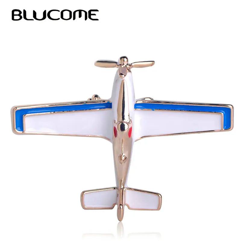 Airplane Aircraft Shape Brooch Enamel Jewelry Pins Kids Boys Party Bag