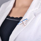 Airplane Aircraft Shape Brooch Enamel Jewelry Pins Kids Boys Party Bag