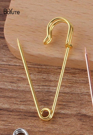 BoYuTe 45MM Metal Iron Pins Brooch Pins Retro Jewelry Accessories