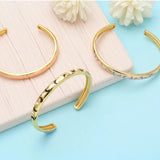 Y2K Enamel Moon Cuff Bracelet for Women