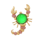 Muylinda Large Scorpion Brooch Rhinestone Insect Pin