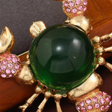 Muylinda Large Scorpion Brooch Rhinestone Insect Pin