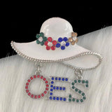 Daughters of Isis OES Sister Order of the Eastern Star Hat Brooch Pendants