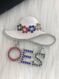 Daughters of Isis OES Sister Order of the Eastern Star Hat Brooch Pendants