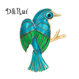 Bird Lapel Pins Backpack Christmas Brooch