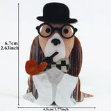 FishSheep Dog Brooch Pins For Women Cute Animal Brooch Jewelry