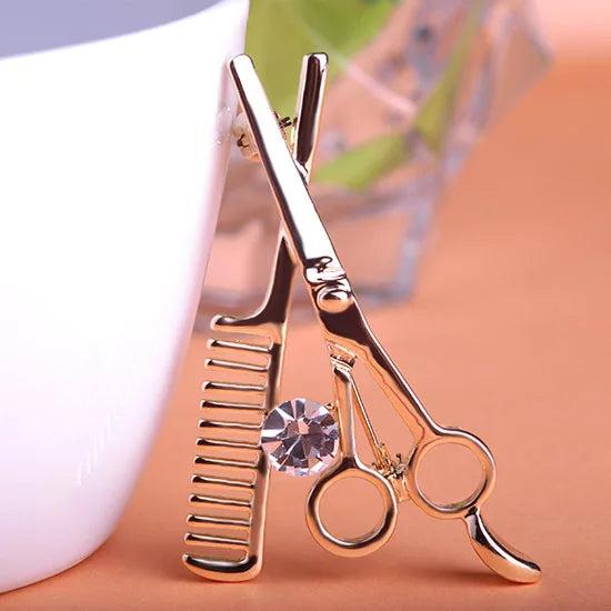 Gold Wedding Combs Dress Collar Pins Girls Kids Scarf Hats Clips Jewelry
