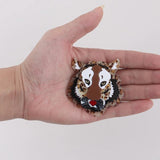 Vintage Big Acrylic Tiger Brooch Pin Resin Animal Big Cat Brooches