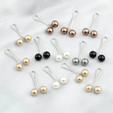 12pcs Pearl Muslim Women Shawl Scarf Hijab Clips