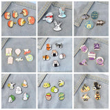 Enamel Pin Witch Cats Skull Brooches Punk Badges Gift for Jewelry