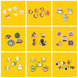 Enamel Pin Witch Cats Skull Brooches Punk Badges Gift for Jewelry