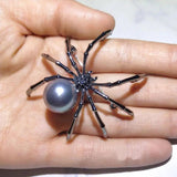 Spider Pins for Coat Creative Brooch Party Clothes Scarf Accessories