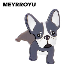 Dog Shape Women Brooch Lovely Style Acrylic Material Animal Woman Pins Brooch