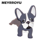 Dog Shape Women Brooch Lovely Style Acrylic Material Animal Woman Pins Brooch