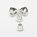 Colorful Glass Rhinestones 2pcs Decorative Brooch