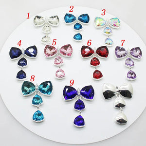 Colorful Glass Rhinestones 2pcs Decorative Brooch