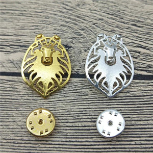 Rough Collie Brooches and Pins Metal Suit Brooches Men Pet Jewellery