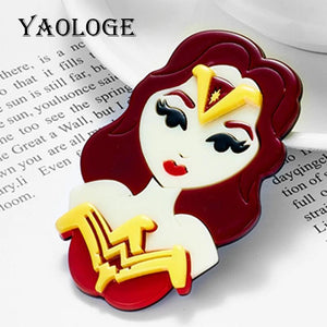Vintage Fairy Tale Character Brooch for Women