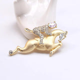 Warrior Pins Women's Rhinestone Brooch Wedding Jewelry