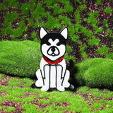 Acrylic Sitting Dog Pet Brooch Pin Jewelry