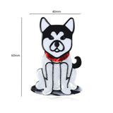 Acrylic Sitting Dog Pet Brooch Pin Jewelry