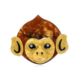 Acrylic Animal Monkey Brooches Cute Sitting Pet Pin