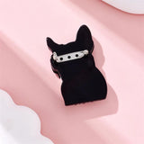 Acrylic Cartoon Sunglasses Dog Brooches Women Kids Animal Badges Pins